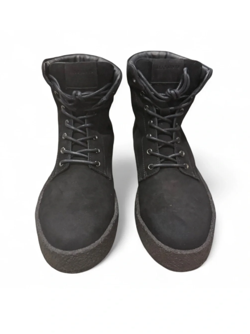 AllSaints ‘Kip’ Suede Hi-Top Lace-Up Boots Size US Men’s 10